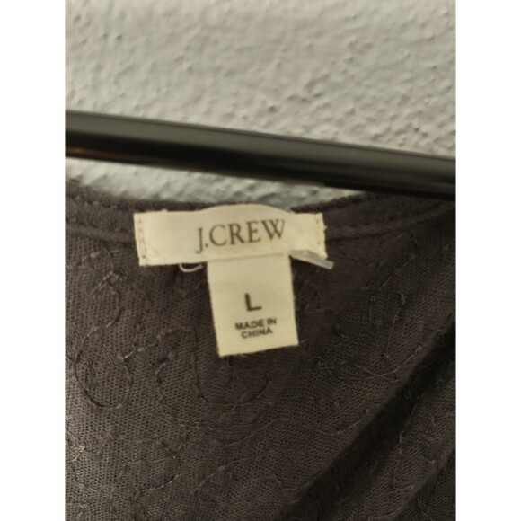 NWT J. Crew Gray Sequin Tank Top Women’s Large Sparkly Sleeveless Party Blouse - Picture 5 of 7